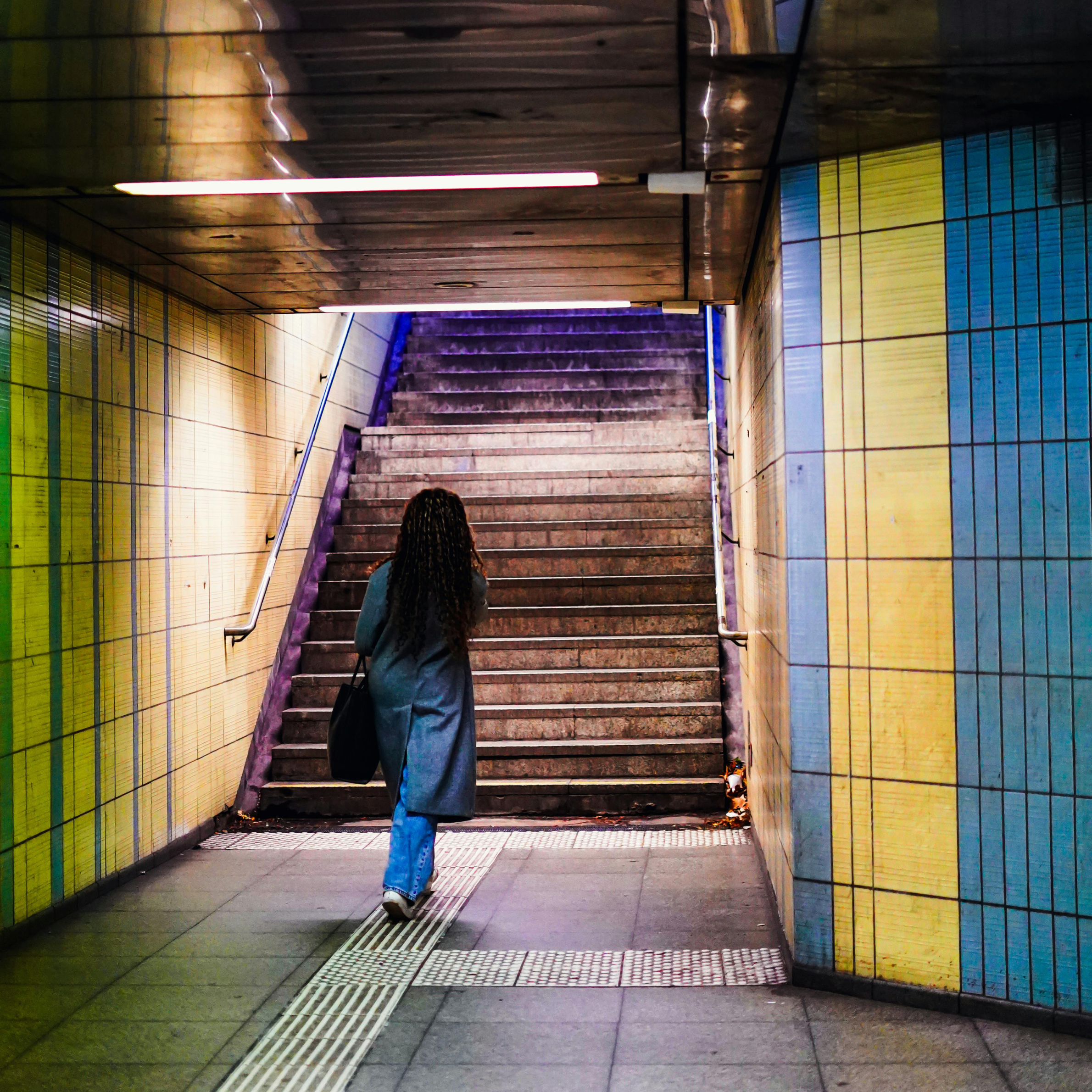 Beige and White Be Yourself Square Pillow kopie